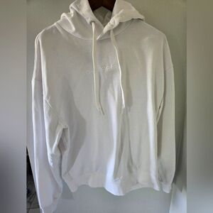 G- star raw white hoodie L
